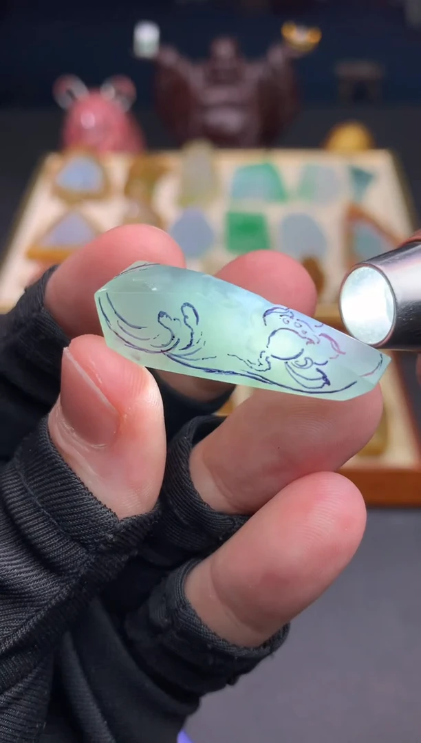 未镶嵌定制翡翠天然翡翠裸石（包工）