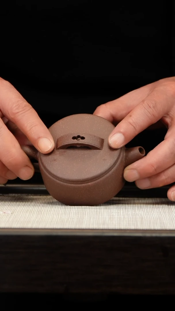 茶壶紫砂紫泥汉瓦100