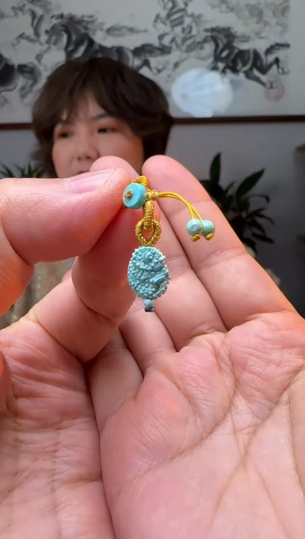 【闪购商品】绿松石提溜未镶嵌时尚百搭A1304