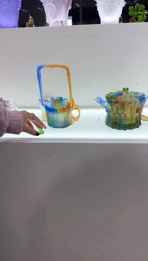 手工艺品琉璃用****^摆件