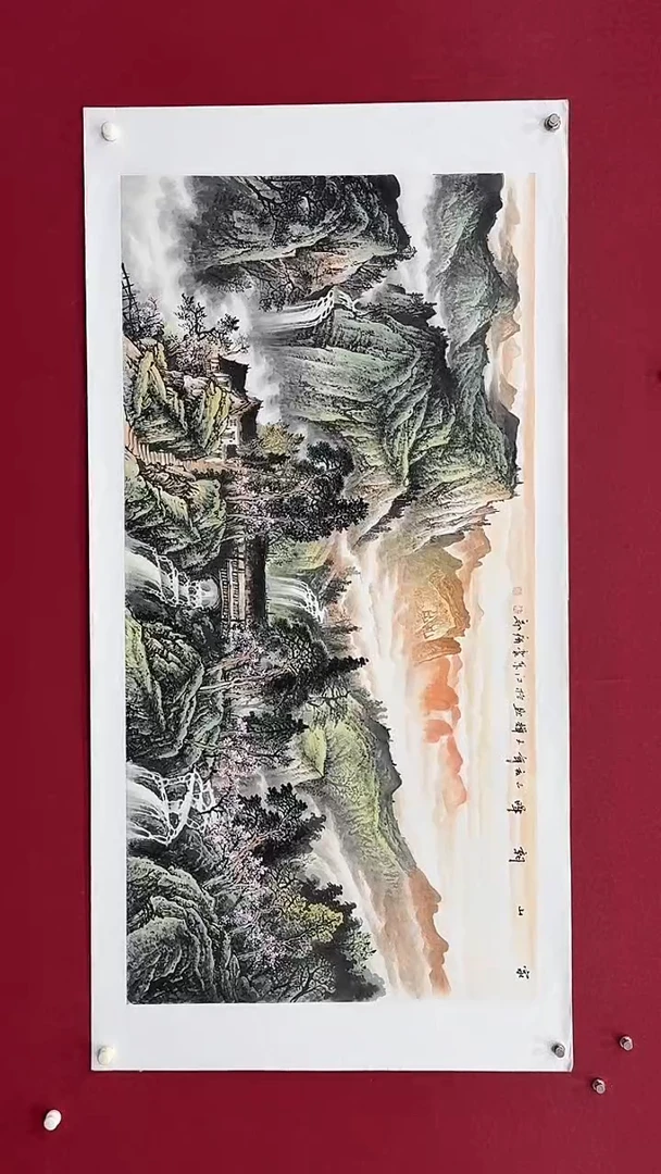 国画国画绘画山水花鸟