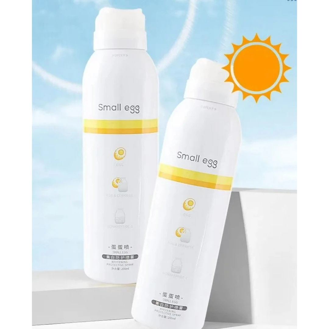 Smallegg蛋蛋喷防晒喷雾美白防护喷雾保湿军训防晒霜夏季持久防汗