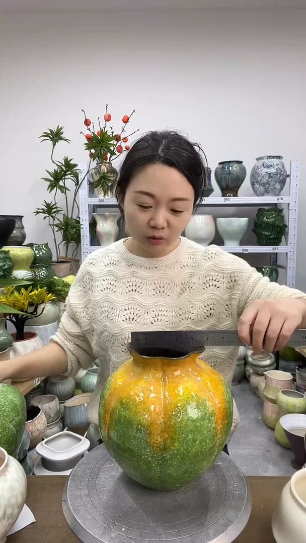 11.26陶瓷花盆直播链接高. 12 口  11无孔