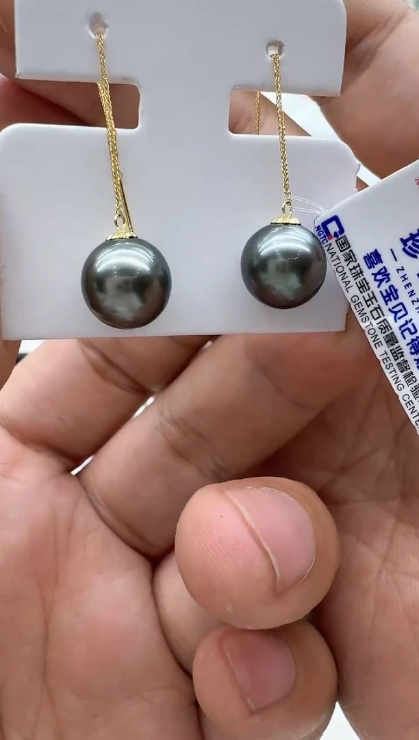 【闪购商品】海水珍珠耳饰18K金镶嵌清货