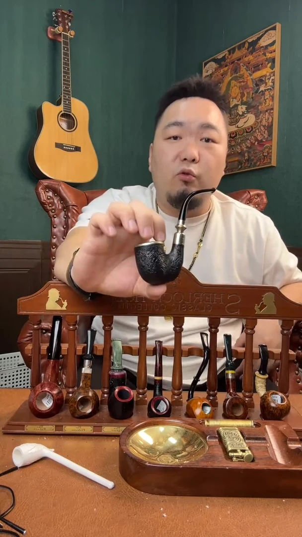 石楠木木雕款意大利进口石楠木烟斗