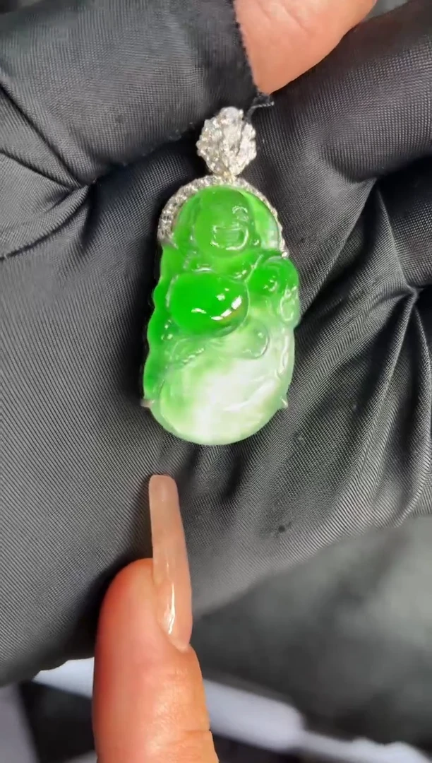 银S925镶嵌定制翡翠60定制翡翠-多样性发货（发其一）