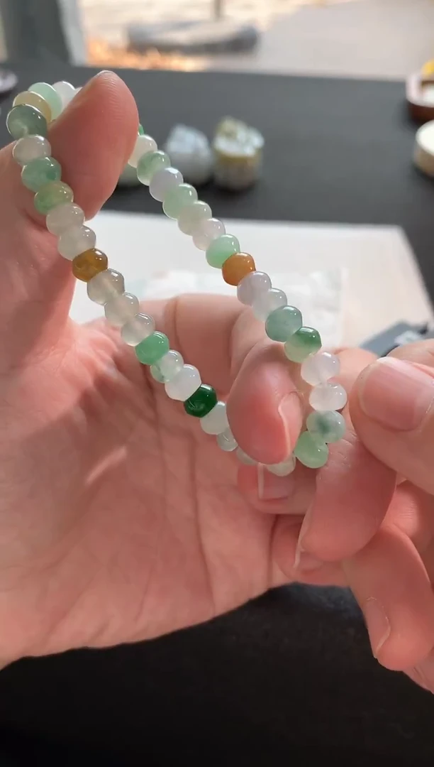 未镶嵌手串翡翠翡翠手串F1566-60