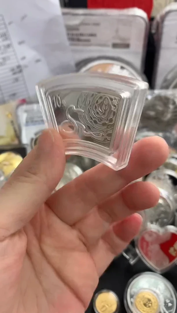 纯银2013年扇银蛇纪念币有证带非原盒