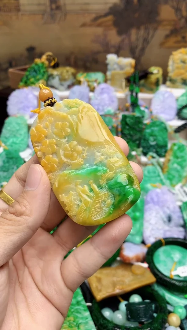 未镶嵌挂件翡翠天然A货翡翠