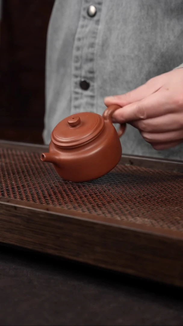 【闪购商品】紫砂茶壶红降德中+矿标证书