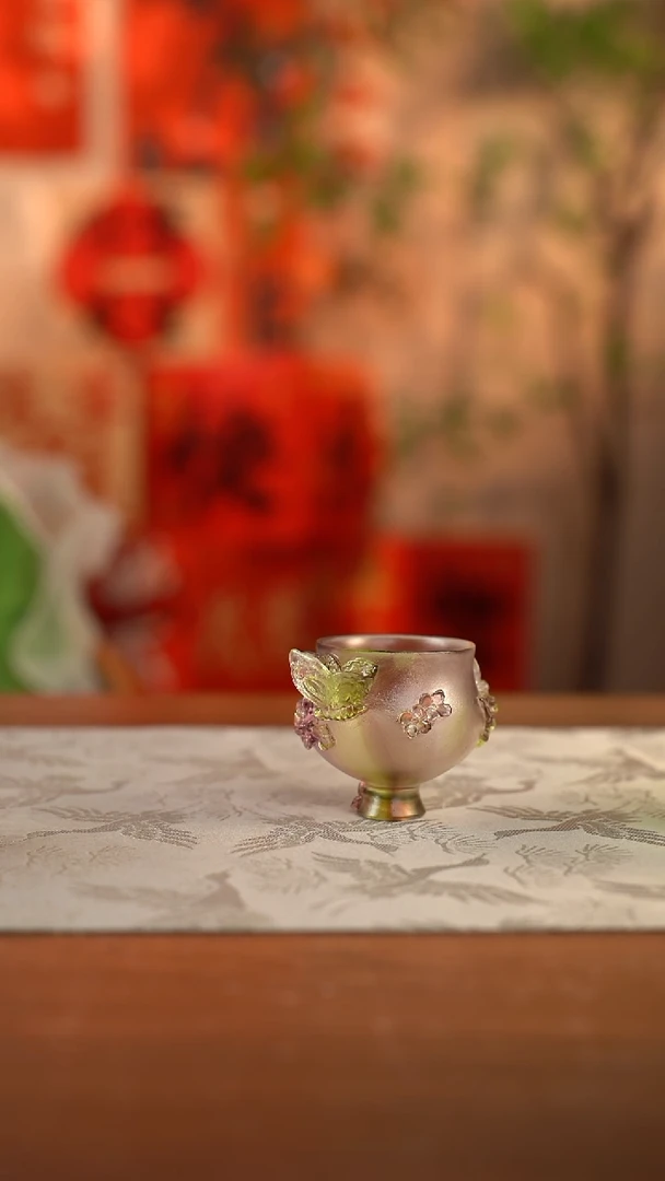 【闪购商品】11号闪购绮梦茶杯紫绿色