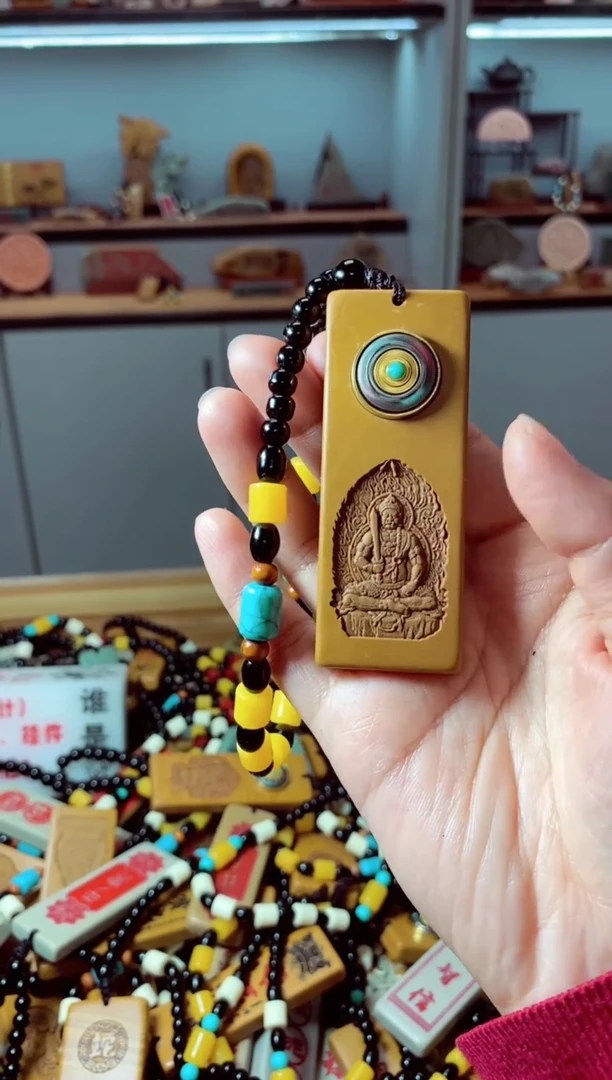 石材鸡 石头把件挂件