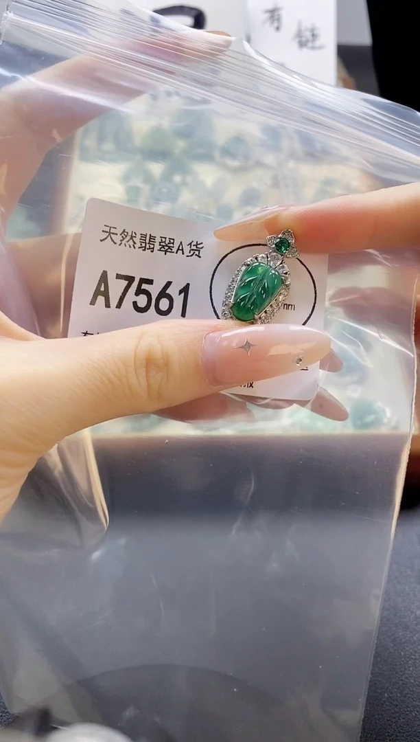 吊坠(赠链)未镶嵌翡翠天然翡翠A货