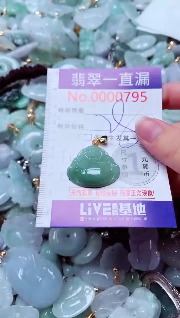 吊坠(不含链)未镶嵌翡翠795