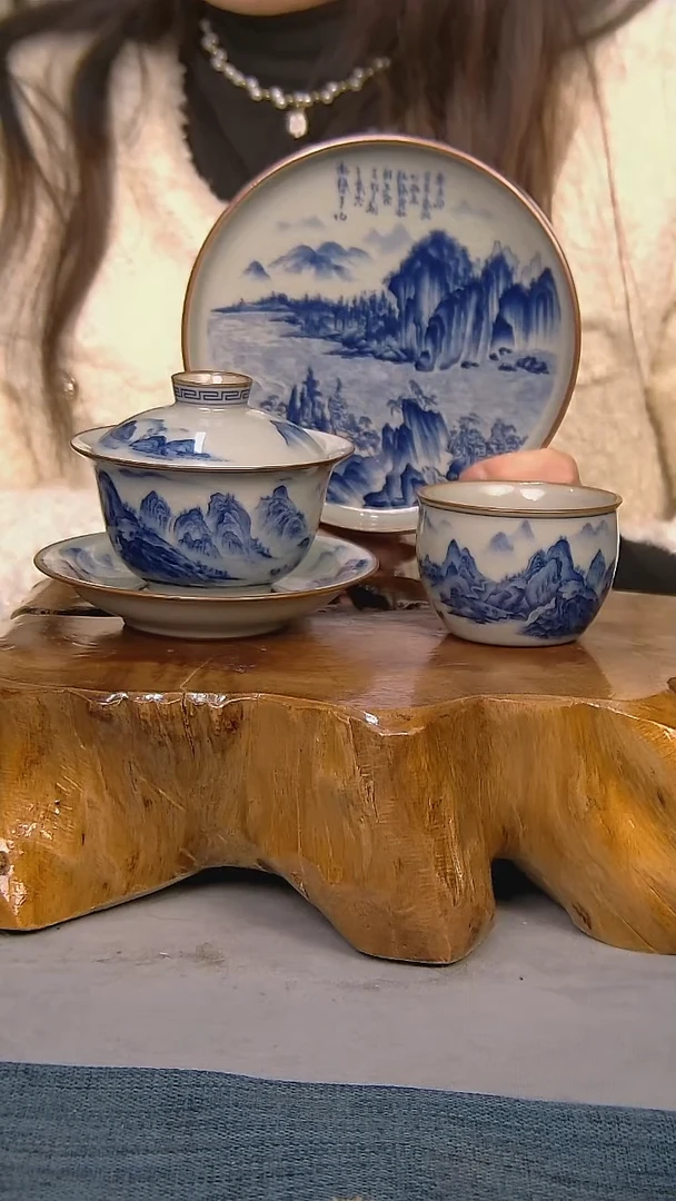 【闪购商品】简装家用款3件套 陶瓷家用茶具系列