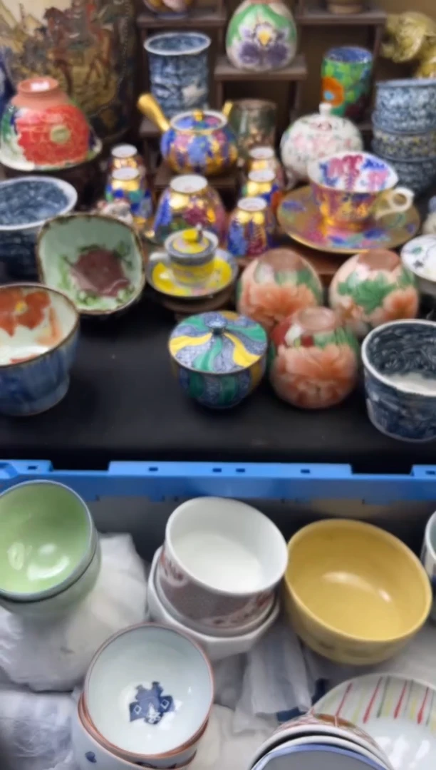 【闪购商品】瓷片625六六瓷工艺品瓷器 罐子