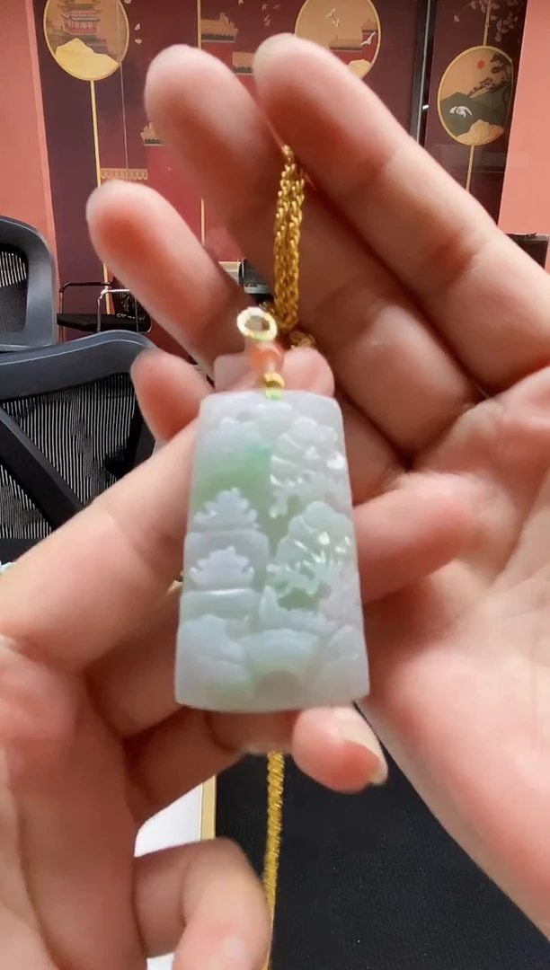 颈饰未镶嵌翡翠吊坠