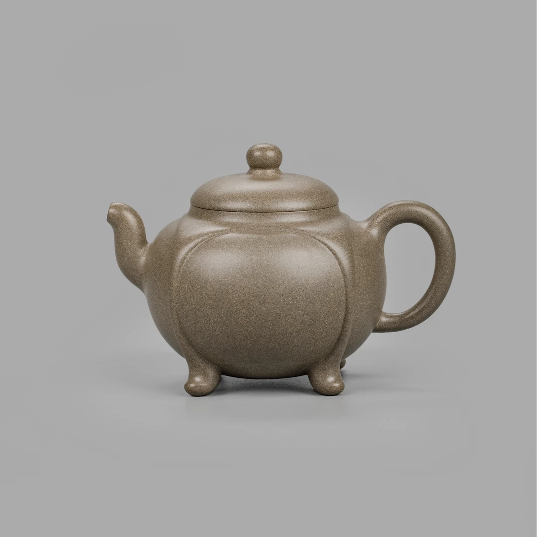 陈小平《鼎盛四方》袁小强鼎盛四方半手工350cc青段原矿精品紫砂壶