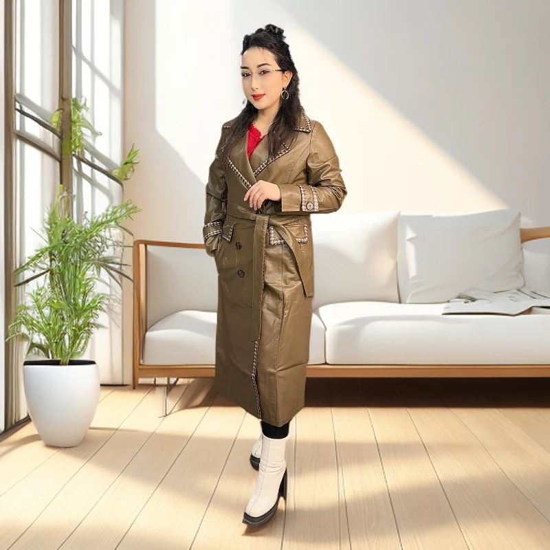 适合中年成的皮外套