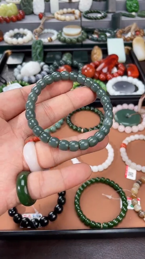 手串未镶嵌和田玉多样性发一件THTY6367