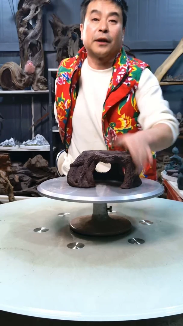 紫金砂镂空树桩99