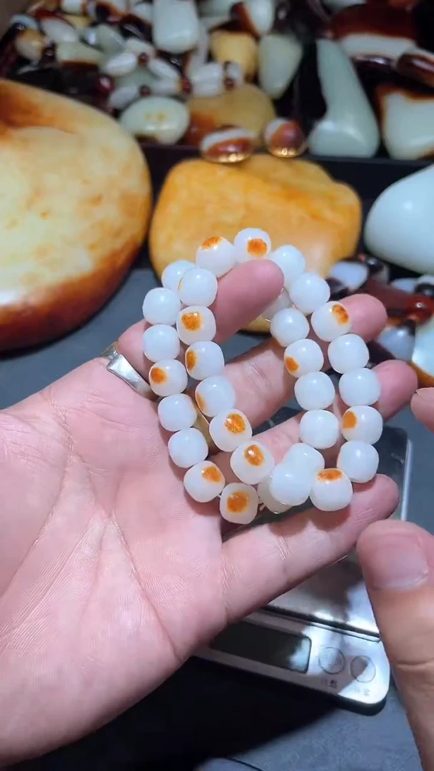 【闪购商品】和田玉手串未镶嵌YL-LL-1.24-9多样性发货