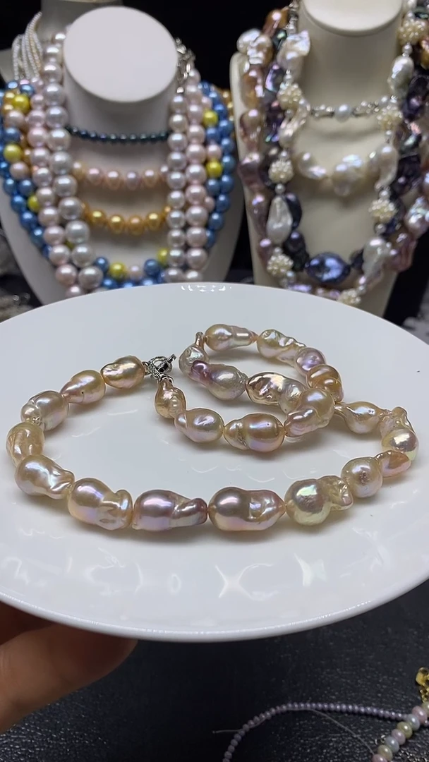 颈饰未镶嵌淡水珍珠人多人