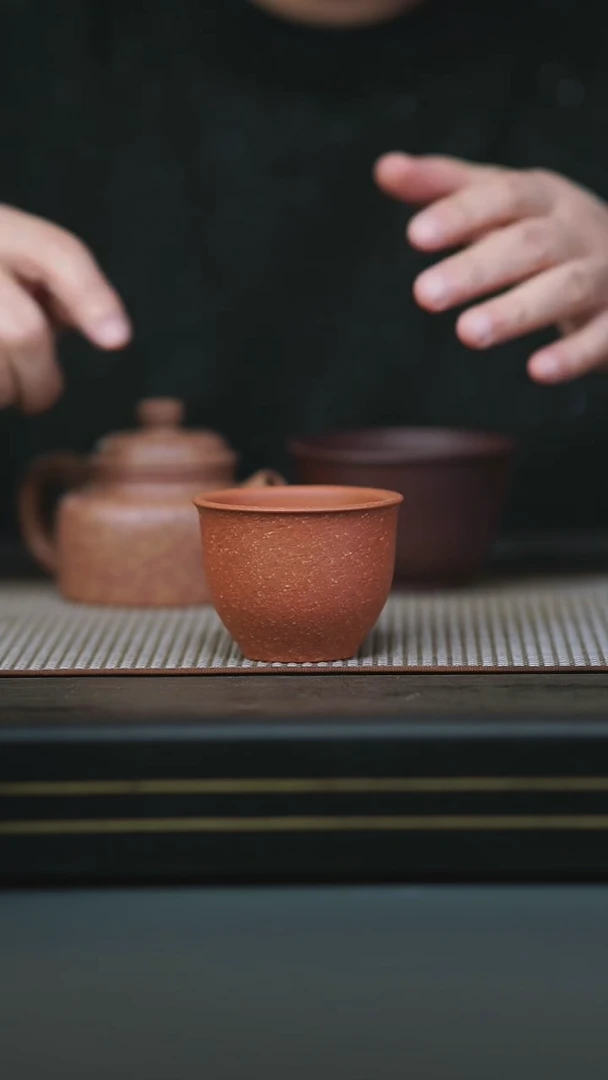 茶壶紫砂01-五彩降铃铛杯120cc