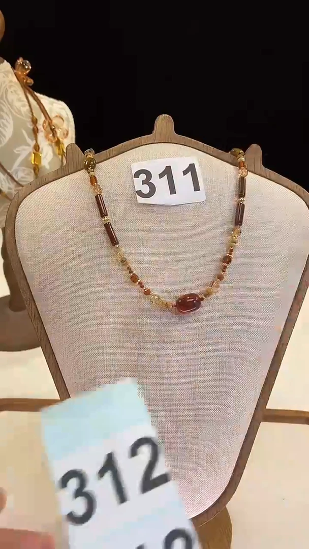 项链钛钢淡水珍珠311