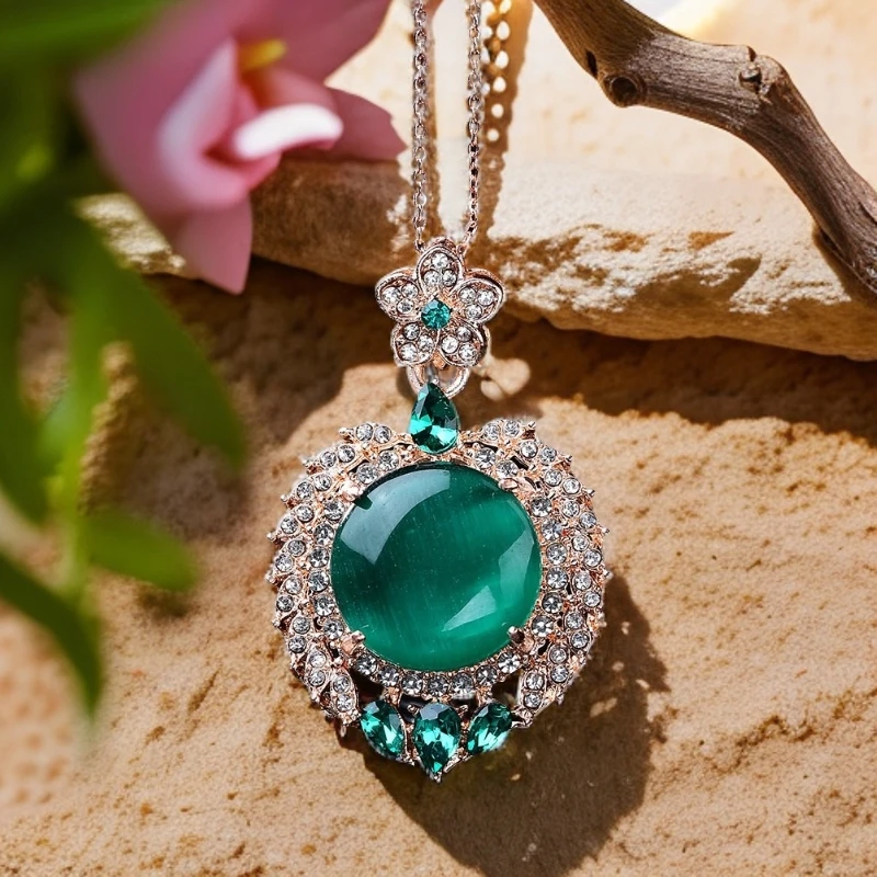 B188-精品时尚国际奢饰瑰宝吊坠配礼盒配链子