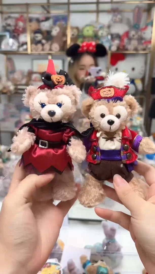 东迪中古微瑕-万圣节对子站姿牌齐