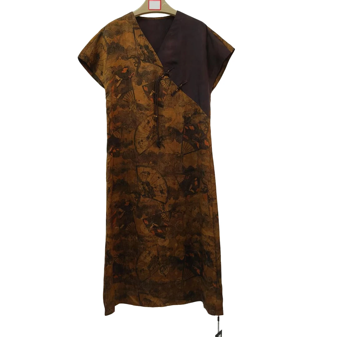 秋凝桑蚕丝连衣裙241275