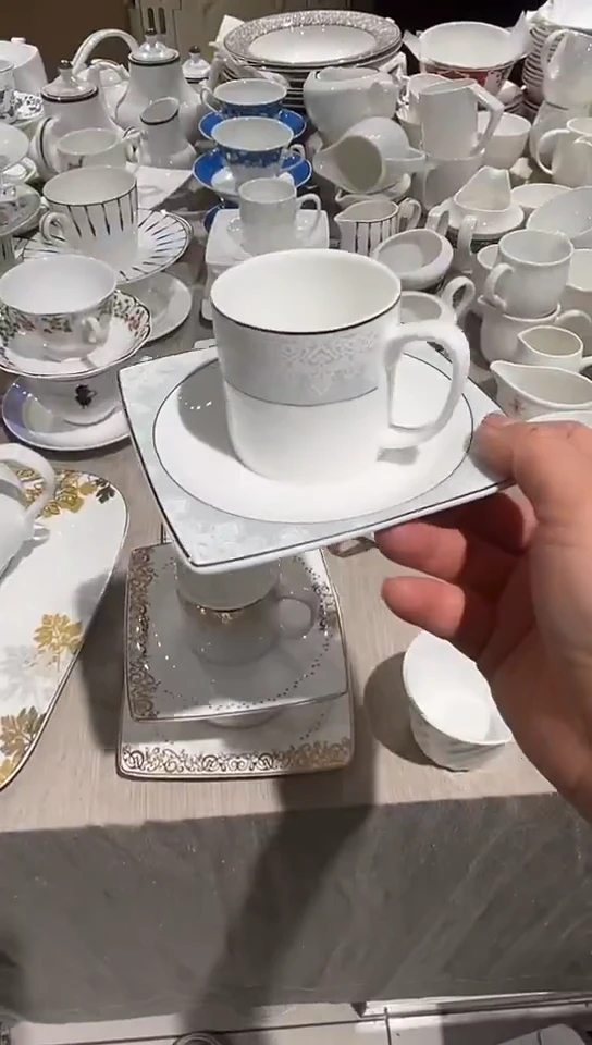 瓷4号小 咖啡杯碟