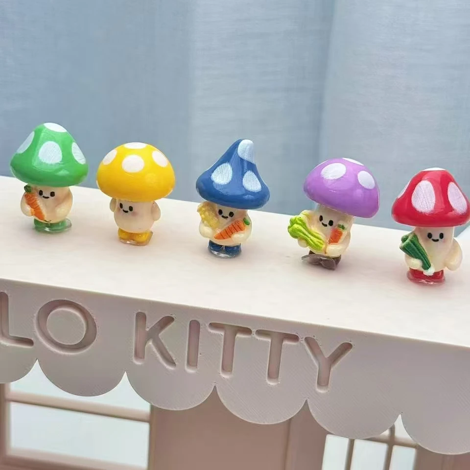 定制【蘑菇】仿真食玩diy树脂配件手机饰品
