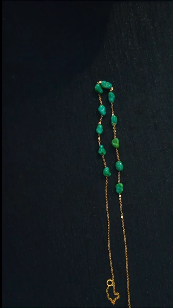 未镶嵌绿松石项链发货一件