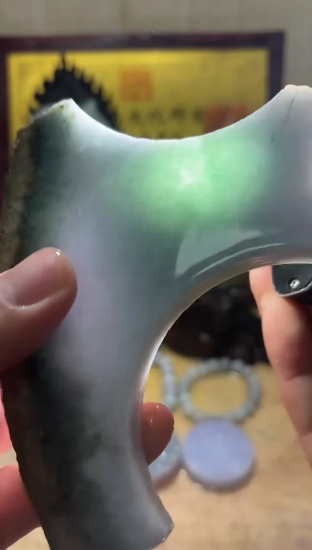 未镶嵌挂件翡翠A货常星6913