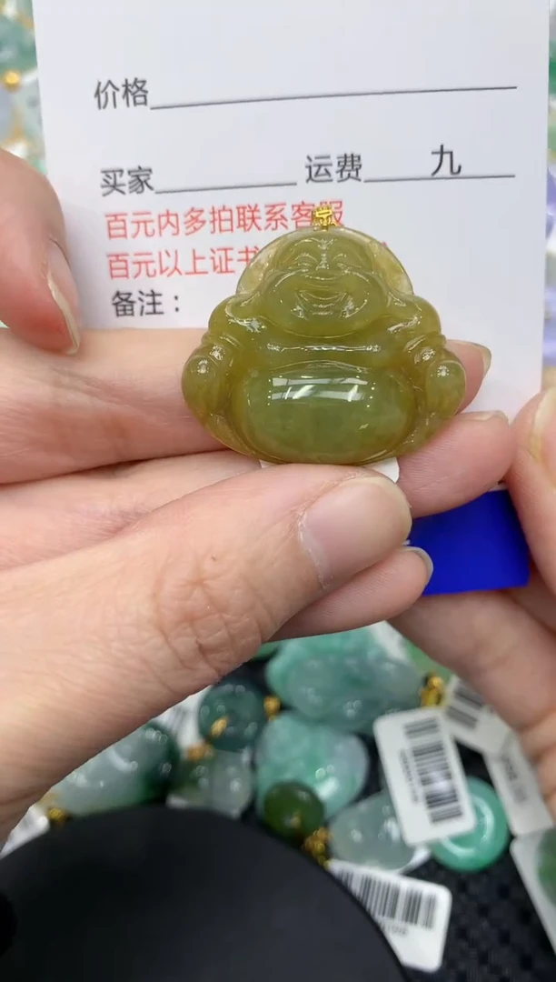 【闪购商品】翡翠颈饰18K金镶嵌11111111