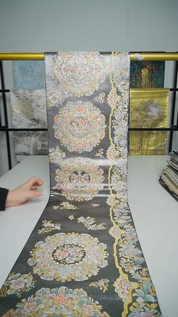 织绣织锦9凤凰花卉