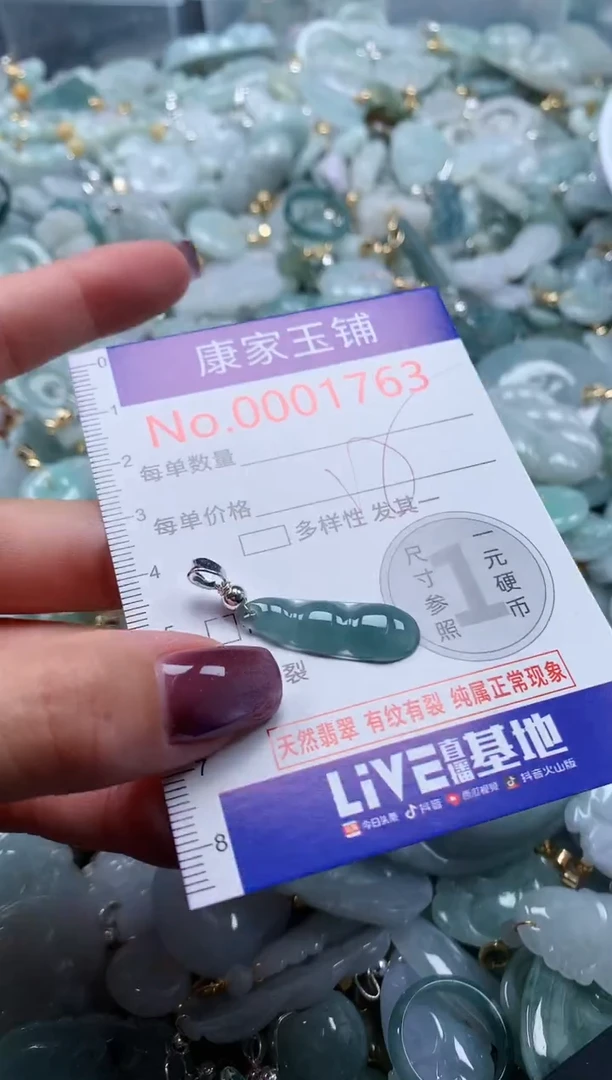 翡翠未镶嵌吊坠(不含链)1763