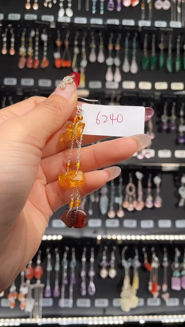 【闪购商品】紫晶耳饰银S925镶嵌喜欢拍