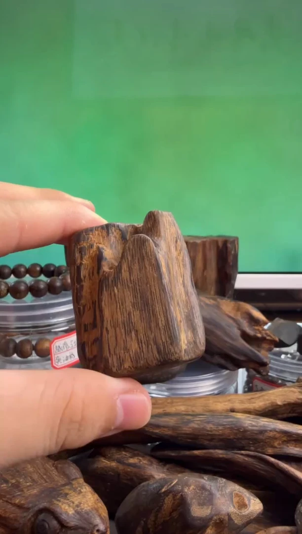 沉香手把件虎斑棋多样性发一