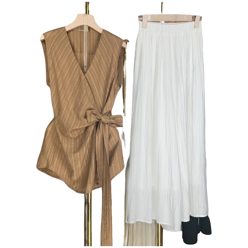 现货【RG1142】2025年时尚气质百搭减龄显瘦新款小衫休闲裤女装套装