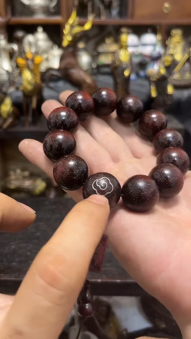 小叶紫檀手串/手链0301李哥专属推荐铜摆件链接