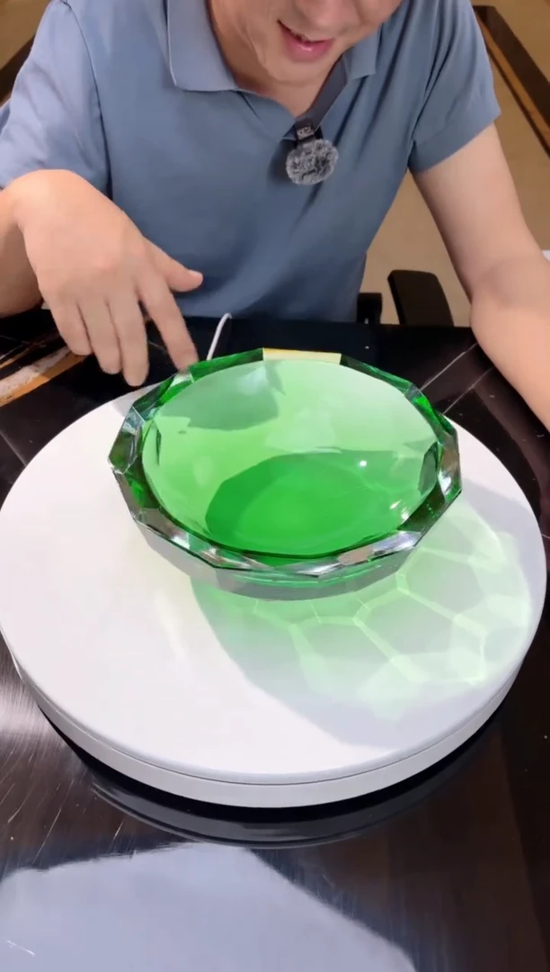 琉璃手工艺品AJ1011153绿色收纳碗