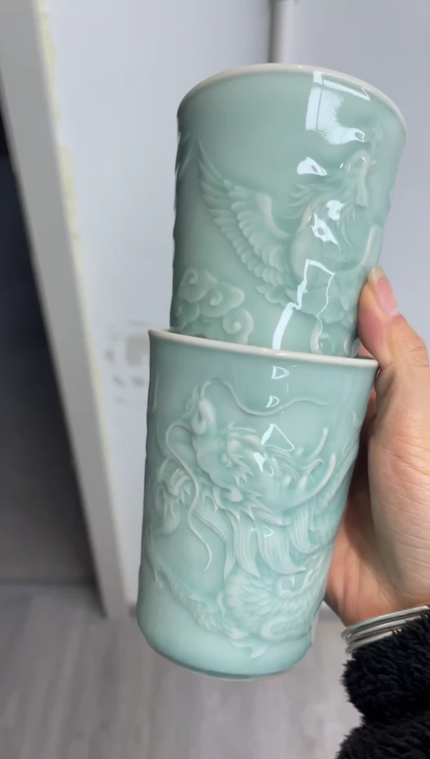 瓷特价福利 微瑕 慧仙青瓷