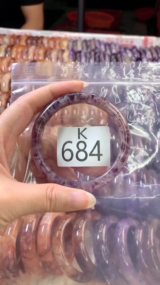 水晶手镯K未镶嵌水晶684-58