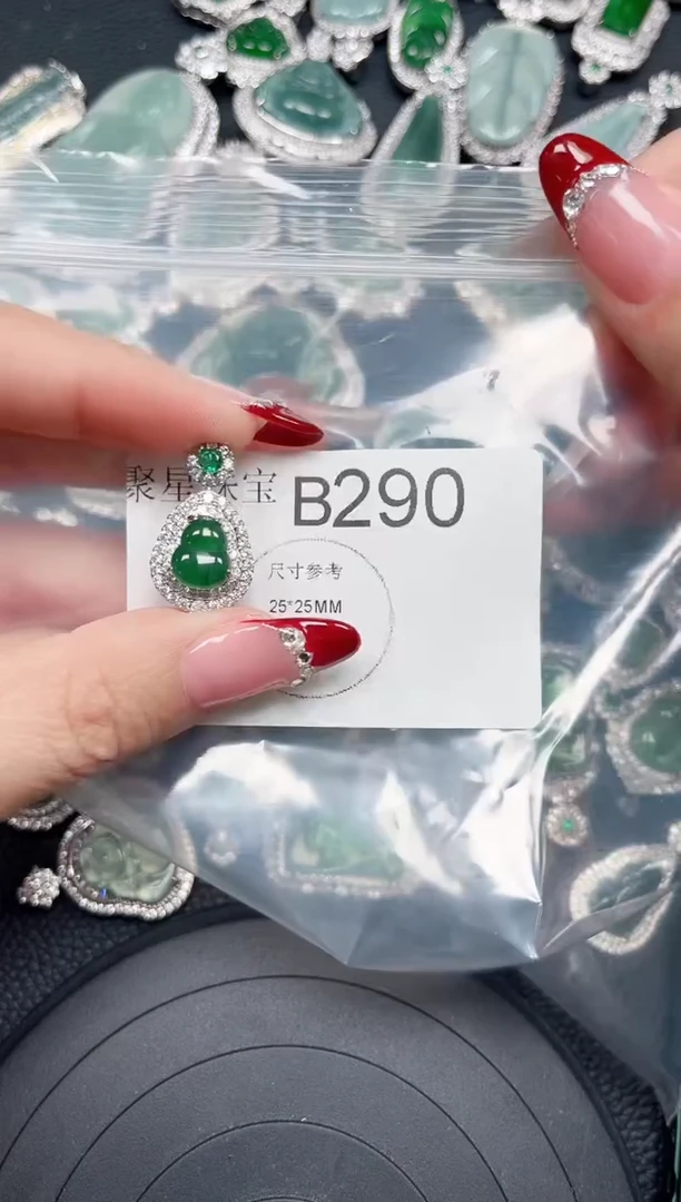 【闪购商品】翡翠颈饰未镶嵌赠皮绳290