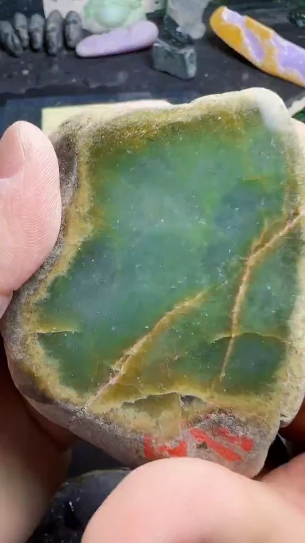 翡翠挂件未镶嵌心**真天然翡翠209