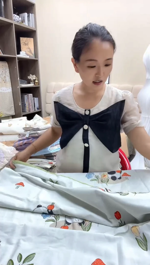 棉纯棉被套200*230 小熊猫