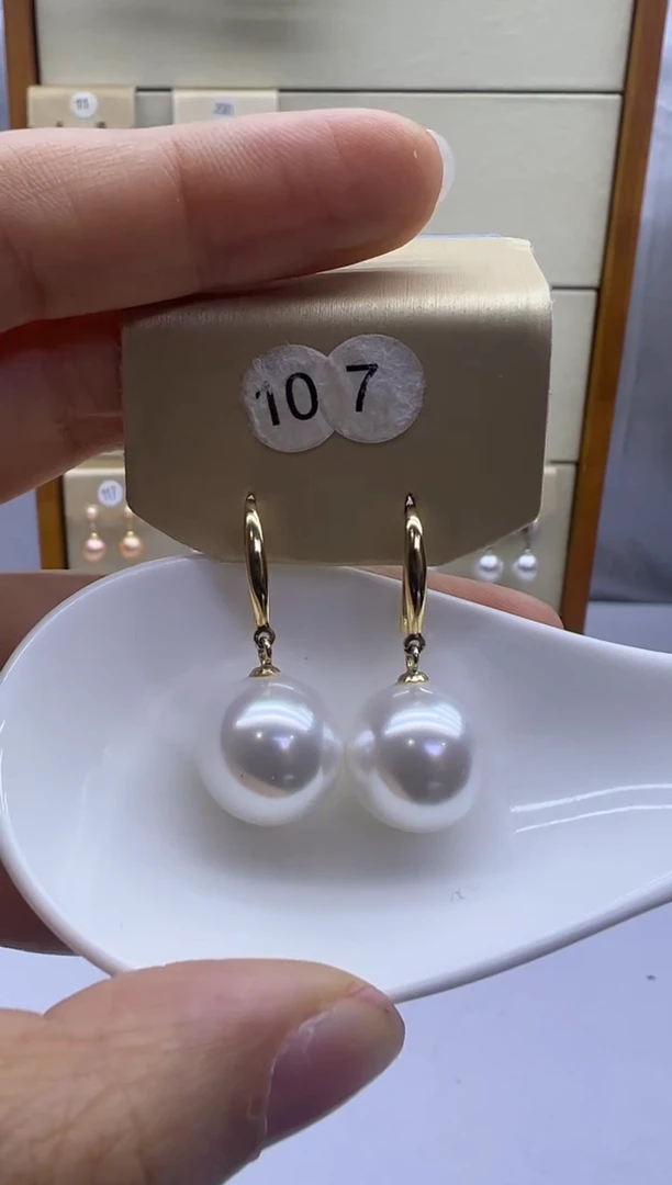 未镶嵌耳饰淡水珍珠107